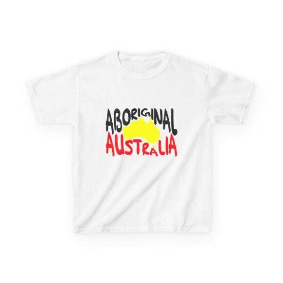 Kids Heavy Cotton Tee - Aboriginal Australia - Image 2