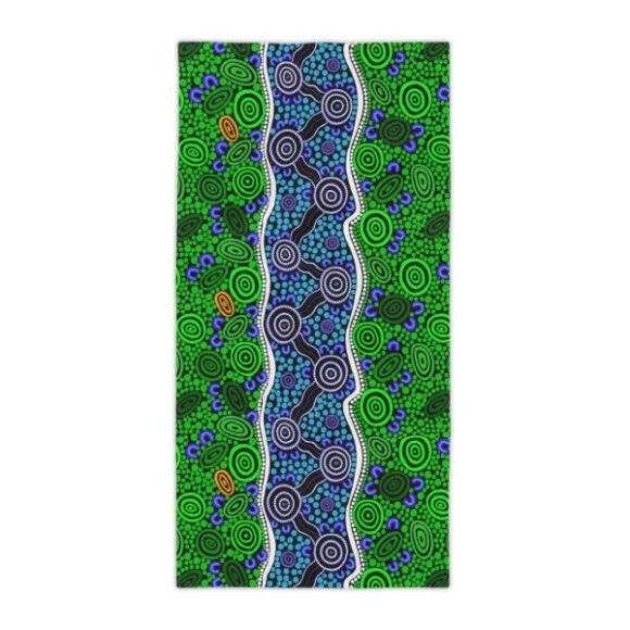 Vibrant Coral Reef Beach Towels – The River (g) - Image 5