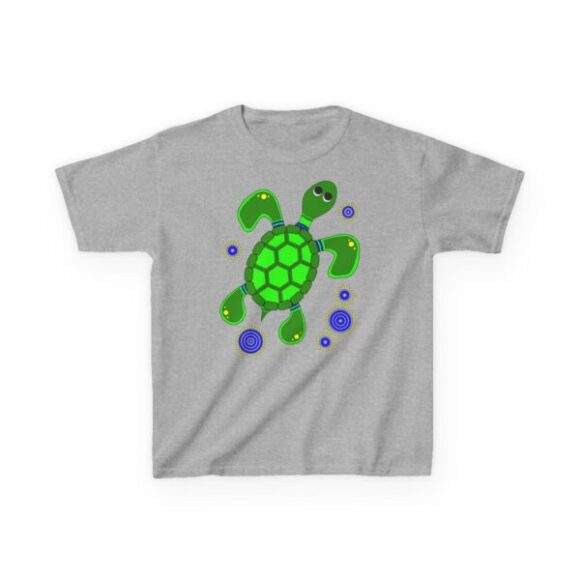 Kids Heavy Cotton Tee - Turtle - Image 3