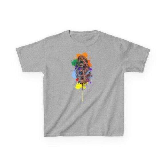 Kids Heavy Cotton Tee - Feather - Image 3